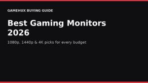 Best Gaming Monitor 2026: 1080p, 1440p & 4K Picks by Budget