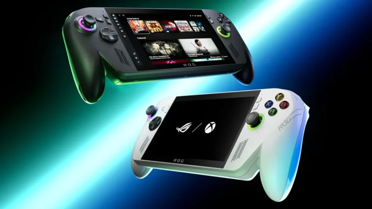 ROG Xbox Ally and Ally X handheld gaming devices official key visual