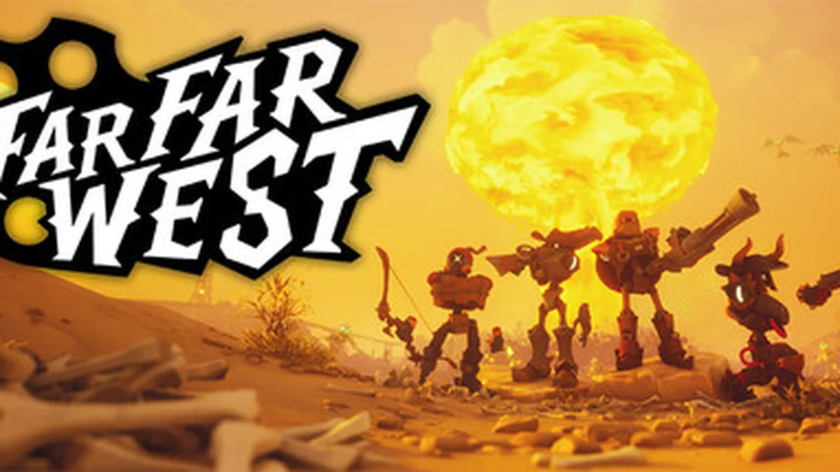 Far Far West official Steam header art