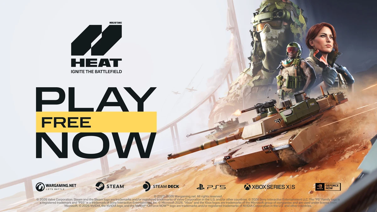 World of Tanks: HEAT official key art - Play Free Now
