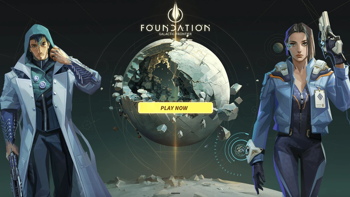 Foundation: Galactic Frontier official key art
