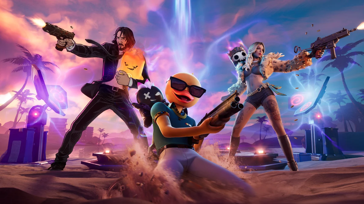 Official Fortnite Chapter 7 Season 3 Shattered Coast map artwork