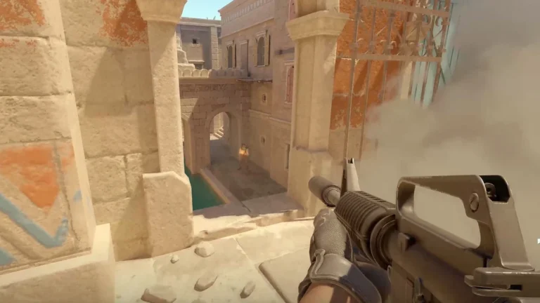 Official Counter-Strike 2 first-person gameplay screenshot