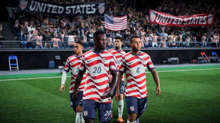 Official EA Sports FC 26 in-game player action screenshot