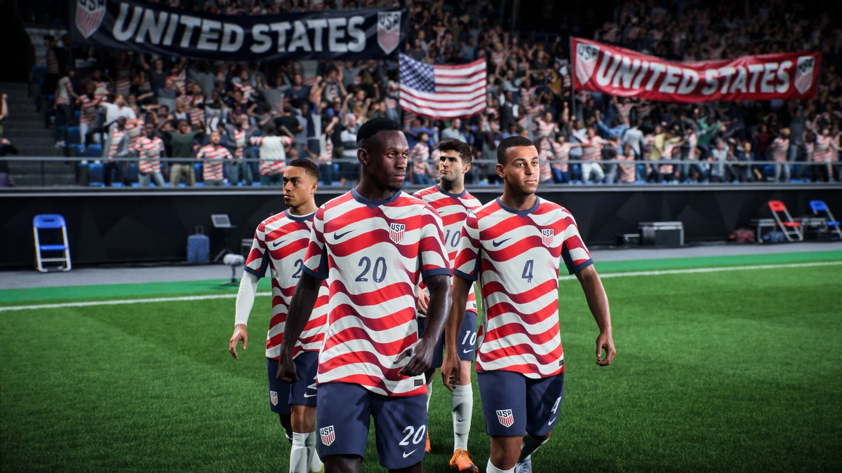 Official EA Sports FC 26 in-game player action screenshot