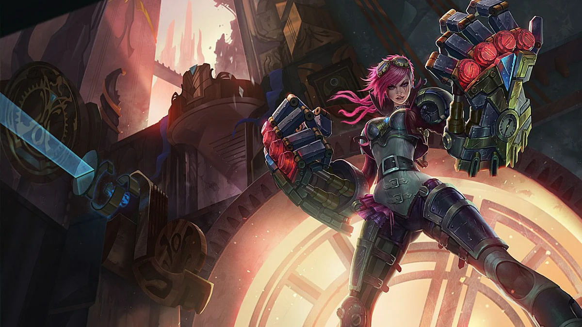 Official League of Legends splash art of Vi