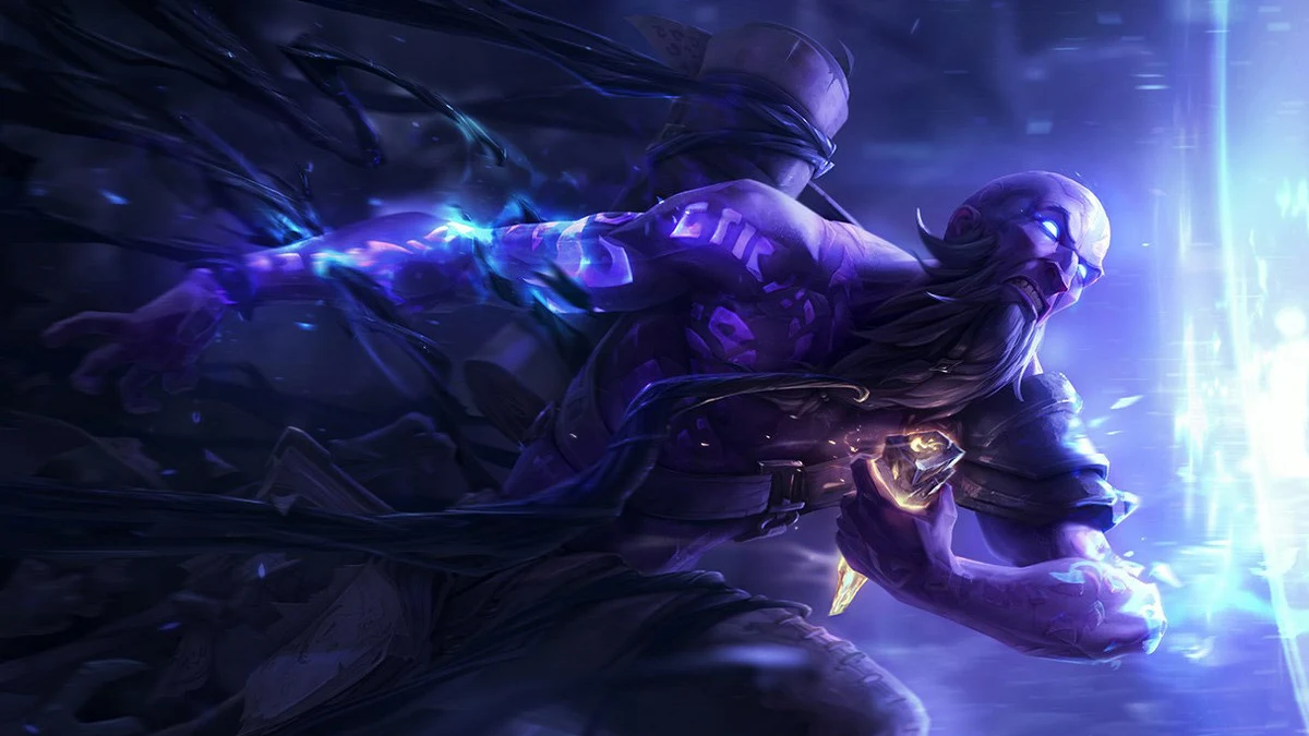 Official League of Legends splash art of Ryze
