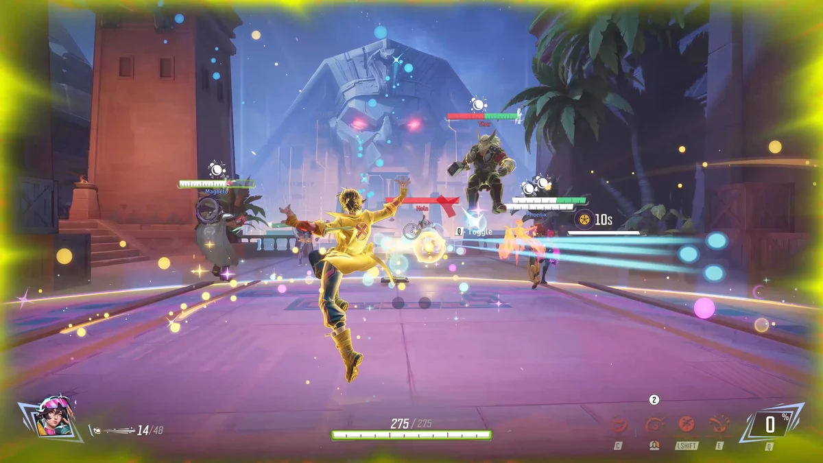 Official Marvel Rivals hero roster screenshot