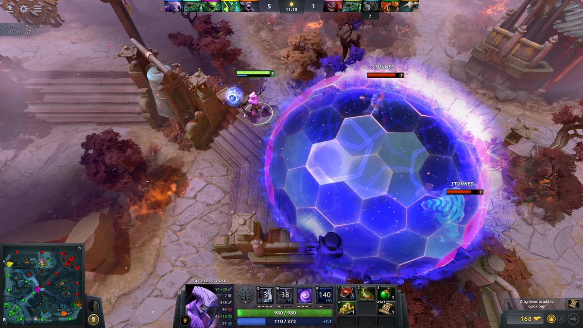 Official Dota 2 gameplay screenshot