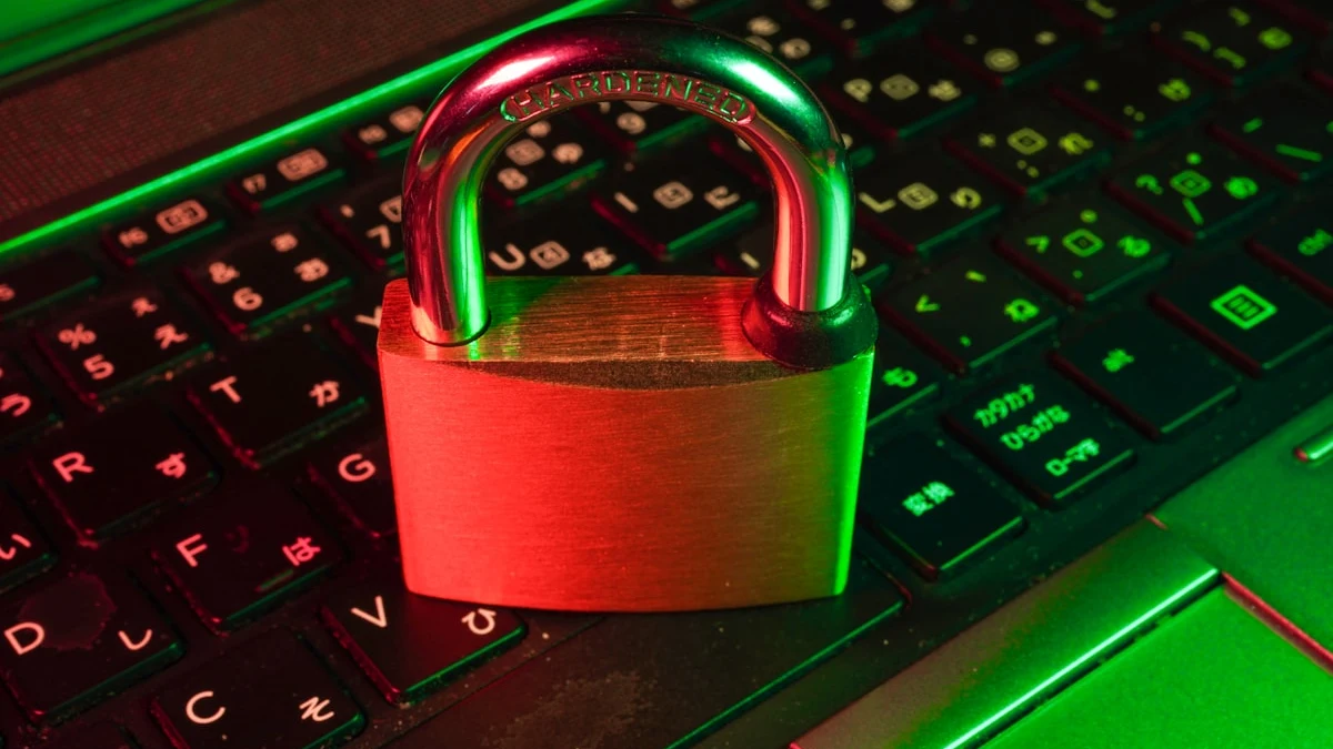 Digital security and VPN network concept