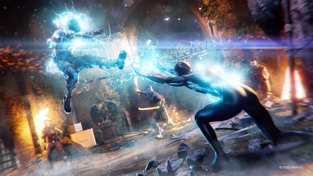 Marvel's Spider-Man 2 web-swinging screenshot
