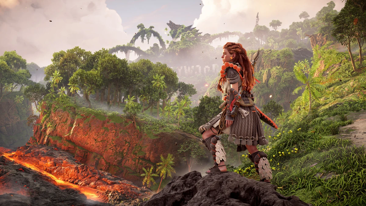 Horizon Forbidden West machine combat screenshot