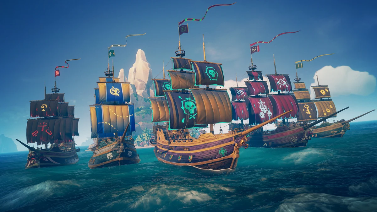Sea of Thieves sailing screenshot