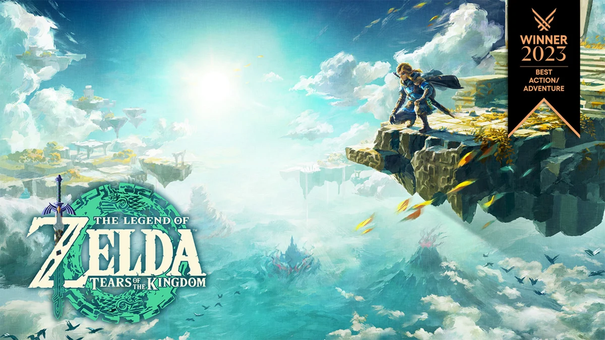 The Legend of Zelda: Tears of the Kingdom official key art for Nintendo Switch