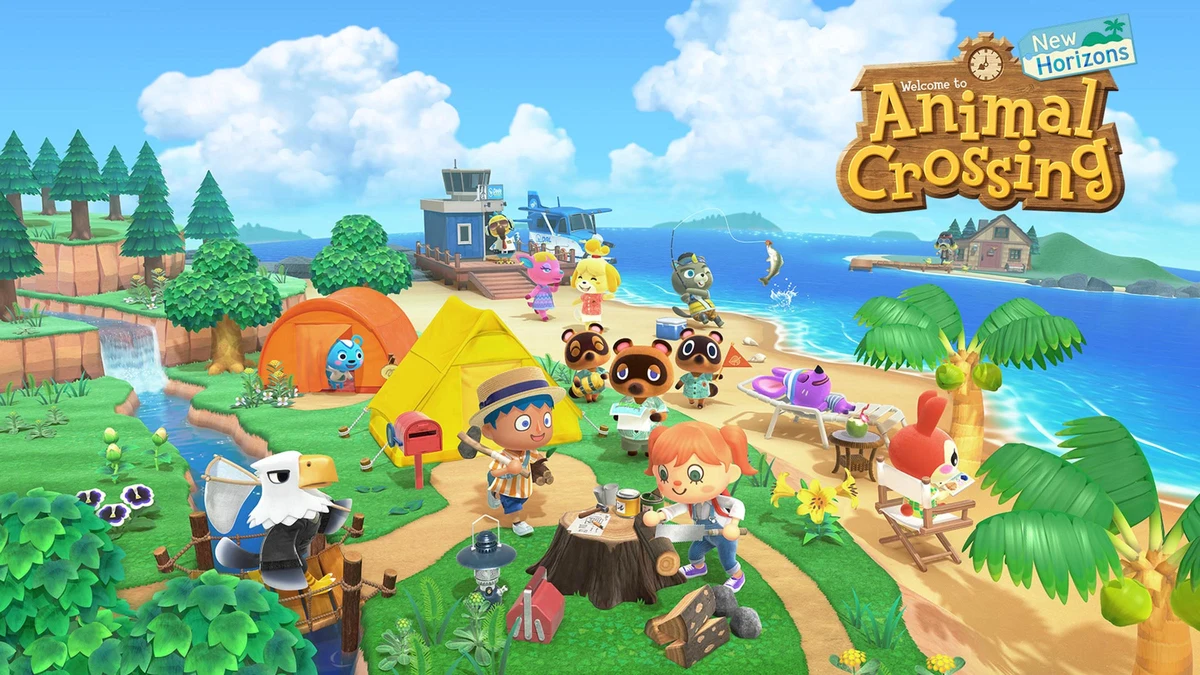 Animal Crossing: New Horizons official key art for Nintendo Switch