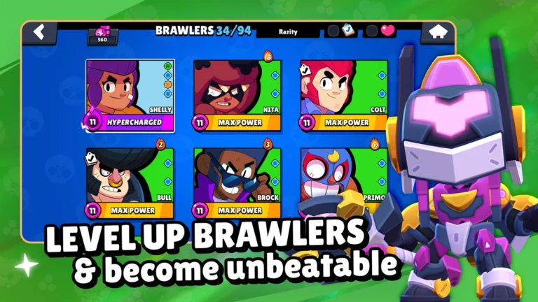 Brawl Stars official gameplay screenshot from Google Play store listing