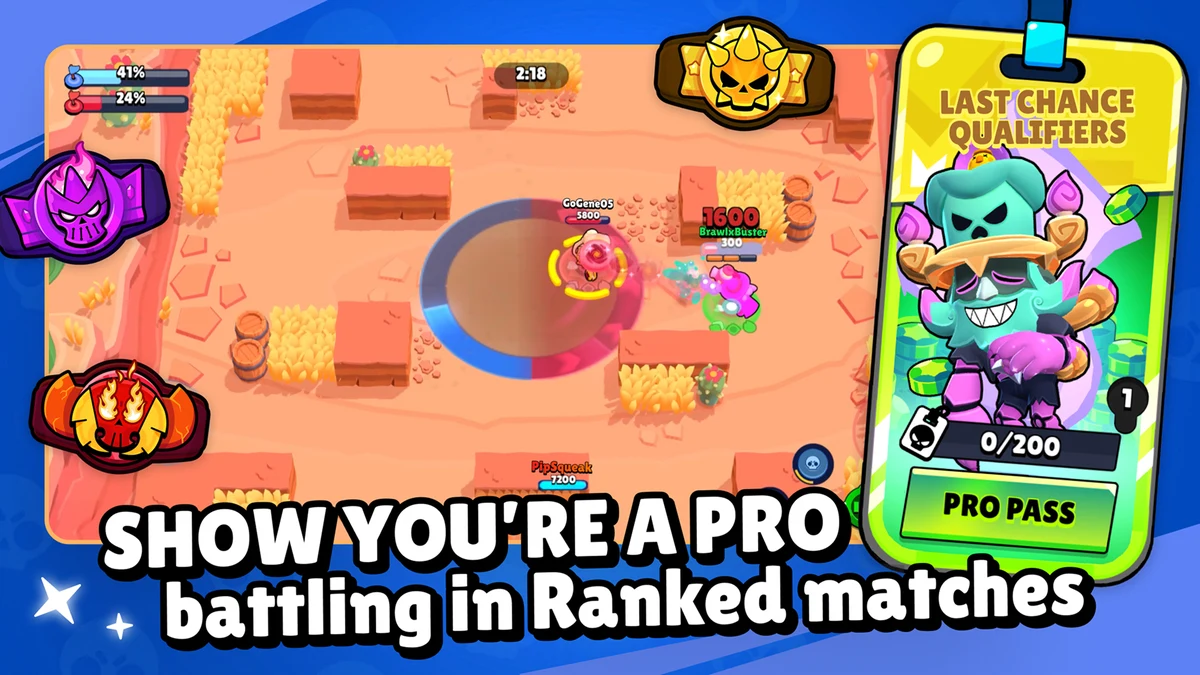Brawl Stars official gameplay screenshot from Google Play store listing