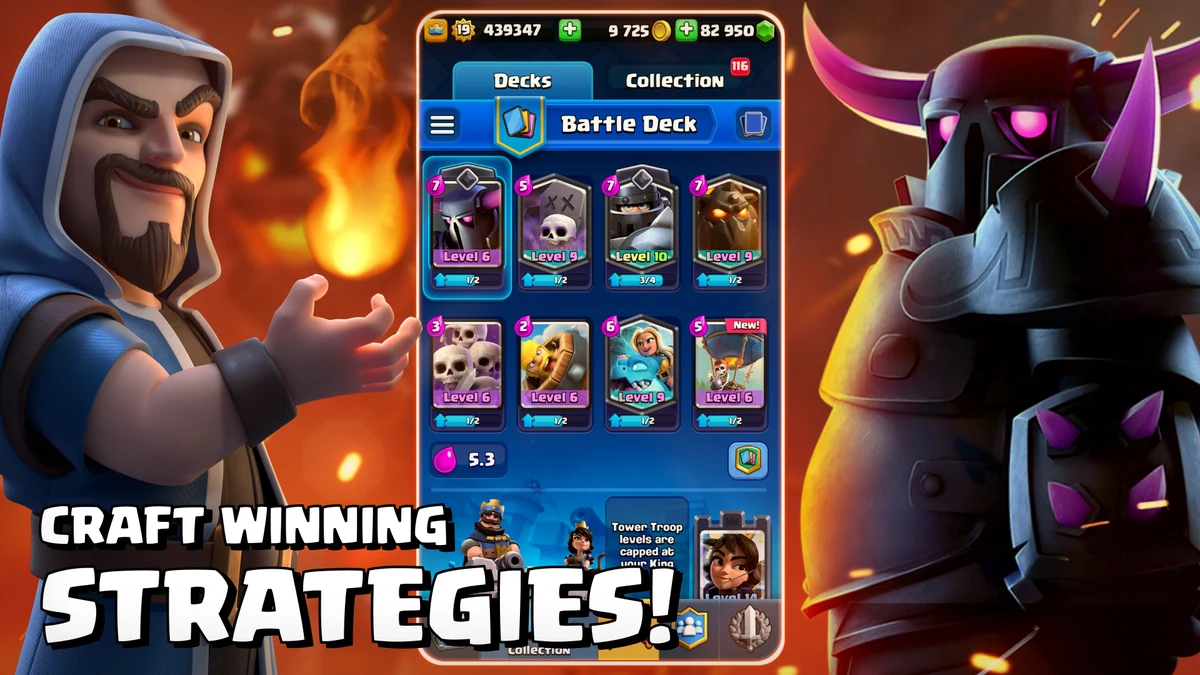 Clash Royale official gameplay screenshot from Google Play store listing