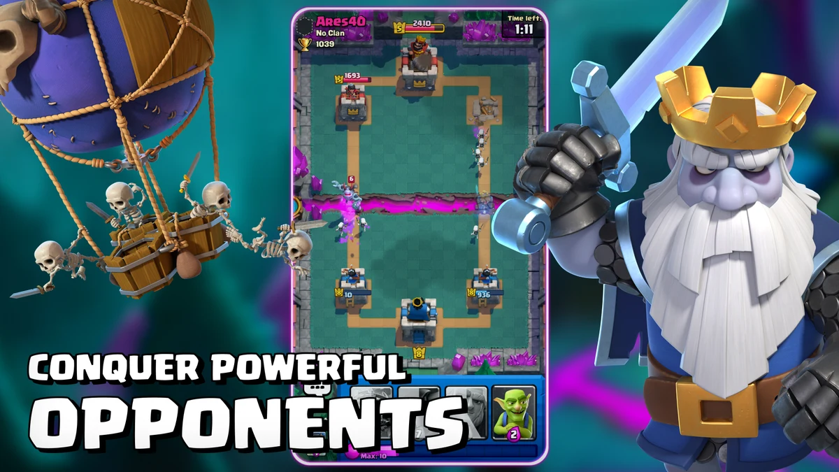 Clash Royale official gameplay screenshot from Google Play store listing