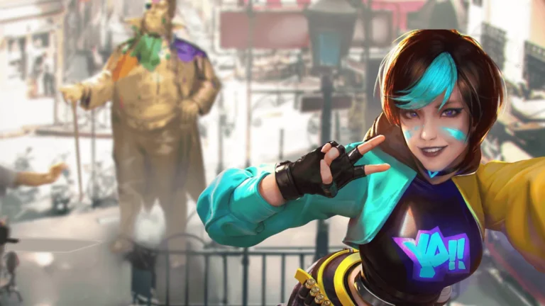 Free Fire character landing into a city map location - landing spots and looting strategy guide