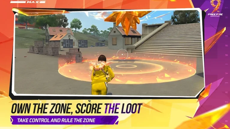 Garena Free Fire squad gameplay screenshot, from official Google Play store listing