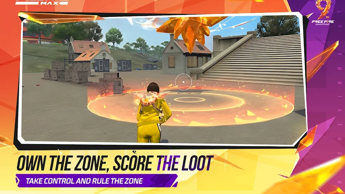 Garena Free Fire squad gameplay screenshot, from official Google Play store listing