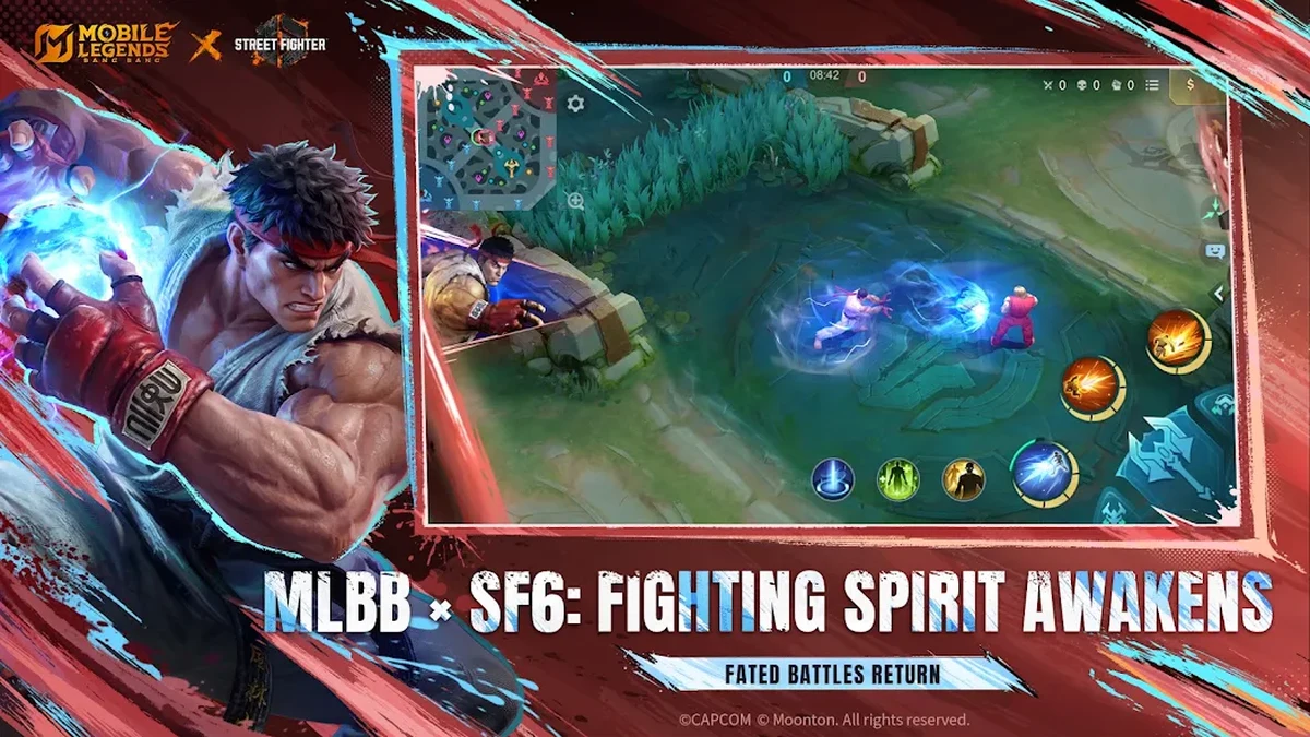 Mobile Legends: Bang Bang battle lane screenshot, from official Google Play store listing