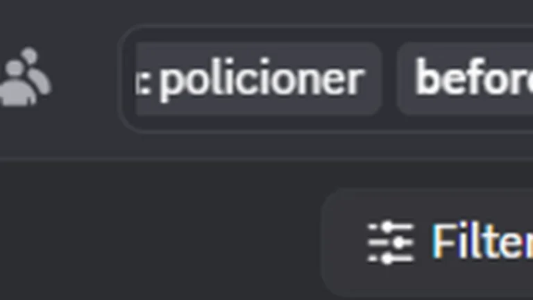Discord desktop app interface showing its search and chat panel