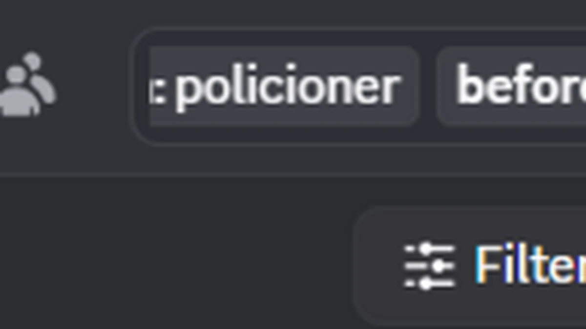 Discord desktop app interface showing its search and chat panel