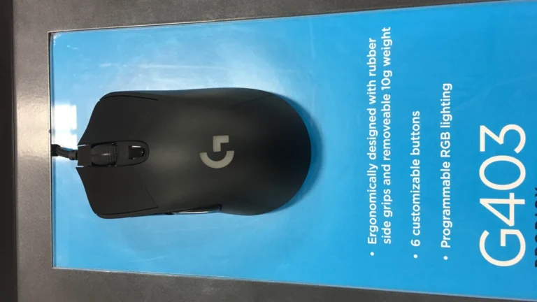 Logitech G403 gaming mouse, a popular gaming peripheral
