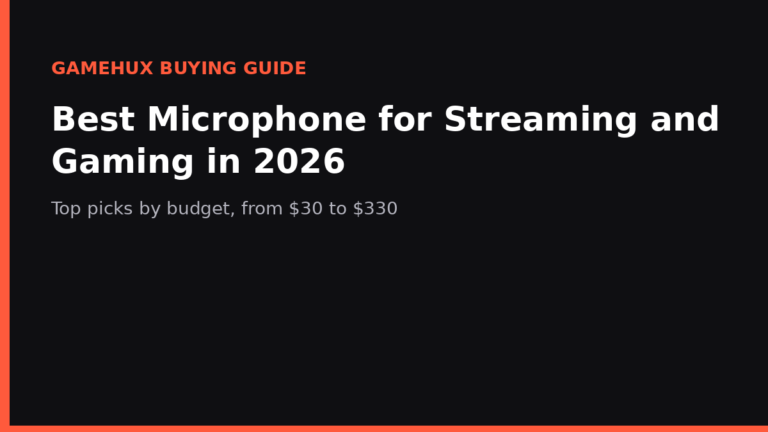 Best Microphone for Streaming and Gaming in 2026